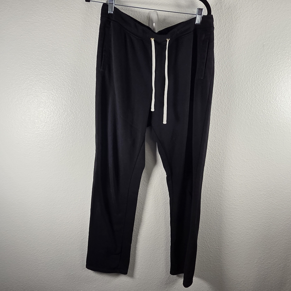 Old Navy Black Joggers with White Drawstring